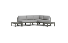 Load image into Gallery viewer, Mistral - Sectional - Graphite - Block - Silver Shade
