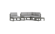 Load image into Gallery viewer, Mistral - Sectional - Graphite - Block - Silver Shade
