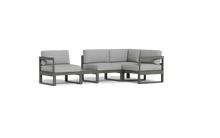 Load image into Gallery viewer, Mistral - Sectional - Graphite - Block - Silver Shade
