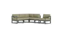 Load image into Gallery viewer, Mistral - Sectional - Graphite - Block - Fern
