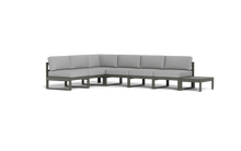 Load image into Gallery viewer, Mistral - Sectional - Graphite - Block - Silver Shade
