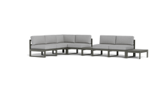 Load image into Gallery viewer, Mistral - Sectional - Graphite - Block - Silver Shade
