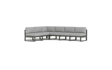 Load image into Gallery viewer, Mistral - Sectional - Graphite - Block - Silver Shade
