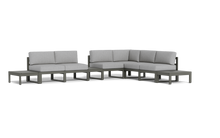 Load image into Gallery viewer, Mistral - Sectional - Graphite - Block - Silver Shade
