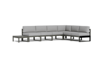 Load image into Gallery viewer, Mistral - Sectional - Graphite - Block - Silver Shade
