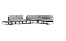 Load image into Gallery viewer, Mistral - Sectional - Graphite - Block - Silver Shade
