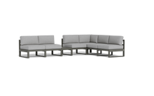 Load image into Gallery viewer, Mistral - Sectional - Graphite - Block - Silver Shade
