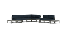 Load image into Gallery viewer, Mistral - Sectional - Graphite - Block - Cool Water
