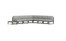 Load image into Gallery viewer, Mistral - Sectional - Graphite - Block - Silver Shade
