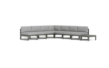 Load image into Gallery viewer, Mistral - Sectional - Graphite - Block - Silver Shade
