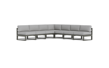 Load image into Gallery viewer, Mistral - Sectional - Graphite - Block - Silver Shade
