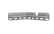 Load image into Gallery viewer, Mistral - Sectional - Graphite - Block - Silver Shade
