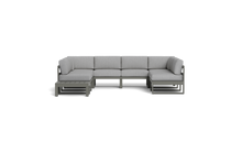 Load image into Gallery viewer, Mistral - Sectional - Graphite - Block - Silver Shade
