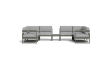 Load image into Gallery viewer, Mistral - Sectional - Graphite - Block - Silver Shade
