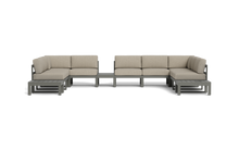 Load image into Gallery viewer, Mistral - Sectional - Graphite - Block - Silver Shade

