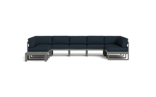 Load image into Gallery viewer, Mistral - Sectional - Graphite - Block - Cool Water
