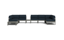 Load image into Gallery viewer, Mistral - Sectional - Graphite - Block - Cool Water

