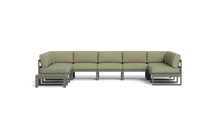 Load image into Gallery viewer, Mistral - Sectional - Graphite - Block - Fern
