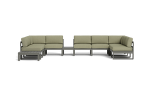 Load image into Gallery viewer, Mistral - Sectional - Graphite - Block - Fern
