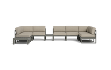 Load image into Gallery viewer, Mistral - Sectional - Graphite - Block - Silver Shade
