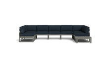 Load image into Gallery viewer, Mistral - Sectional - Graphite - Block - Cool Water
