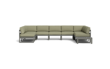 Load image into Gallery viewer, Mistral - Sectional - Graphite - Block - Fern
