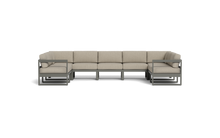 Load image into Gallery viewer, Mistral - Sectional - Graphite - Block - Silver Shade

