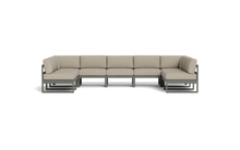 Load image into Gallery viewer, Mistral - Sectional - Graphite - Block - Silver Shade
