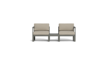 Load image into Gallery viewer, Mistral - Sofa - Graphite - Block - Sandcastle
