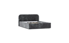 Load image into Gallery viewer, Ara Bed - Full - Upholstered - Cobblestone - Storage
