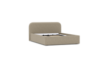 Load image into Gallery viewer, Ara Bed - Full - Upholstered - Flax Haven- Storage
