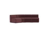 Load image into Gallery viewer, Cassini - Wedge Sectional - Cabernet
