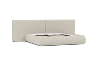 Load image into Gallery viewer, Ara Bed - King - Upholstered - Silken Sand - Non-storage
