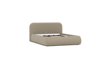 Load image into Gallery viewer, Ara Bed - Full - Upholstered - Flax Haven- Storage

