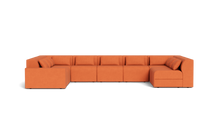 Load image into Gallery viewer, Atmosphere Sleeper Sofa &amp; Sectional - Regular Backrest - Tangerine
