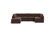 Load image into Gallery viewer, Ciello XL - Sectional - Chocolate - High Angled
