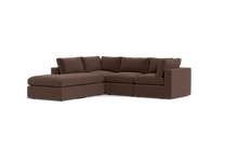 Load image into Gallery viewer, Ciello XL - Sectional - Chocolate - Regular Backrest
