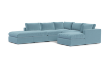 Load image into Gallery viewer, Ciello XL - Sectional - Aqua - Regular Backrest

