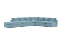 Load image into Gallery viewer, Ciello XL - Sectional - Aqua - Regular Backrest
