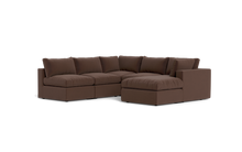 Load image into Gallery viewer, Ciello - Sectional - Chocolate - Regular Backrest
