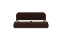 Load image into Gallery viewer, Ara Bed - King - Upholstered - Chocolate - Non-storage

