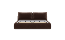 Load image into Gallery viewer, Ara Bed - King - Upholstered - Chocolate - Non-storage

