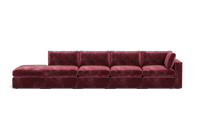 Load image into Gallery viewer, Ciello XL - Sofa - Bordeaux - Regular Backrest
