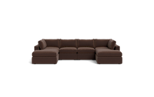 Load image into Gallery viewer, Ciello XL - Sectional - Chocolate - Regular Backrest
