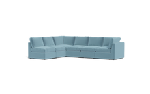 Load image into Gallery viewer, Ciello - Sectional - Aqua - High Angled
