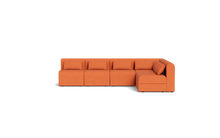 Load image into Gallery viewer, Atmosphere Sleeper Sofa &amp; Sectional - Rounded Backrest - Tangerine
