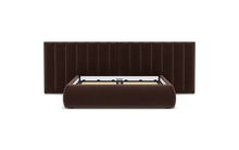 Load image into Gallery viewer, Ara Bed - Queen - Upholstered - Chocolate - Non-storage
