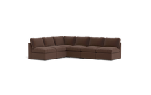 Load image into Gallery viewer, Ciello - Sectional - Chocolate - High Angled
