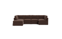 Load image into Gallery viewer, Ciello - Sectional - Chocolate - High Angled
