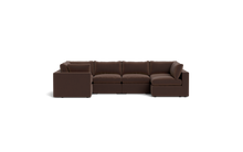 Load image into Gallery viewer, Ciello XL - Sectional - Chocolate - Regular Backrest
